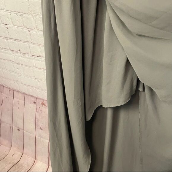 Show Me Your MuMu NEW Gray Sleeveless Kendall Maxi Bridesmaid dress Sz Medium - Picture 10 of 13